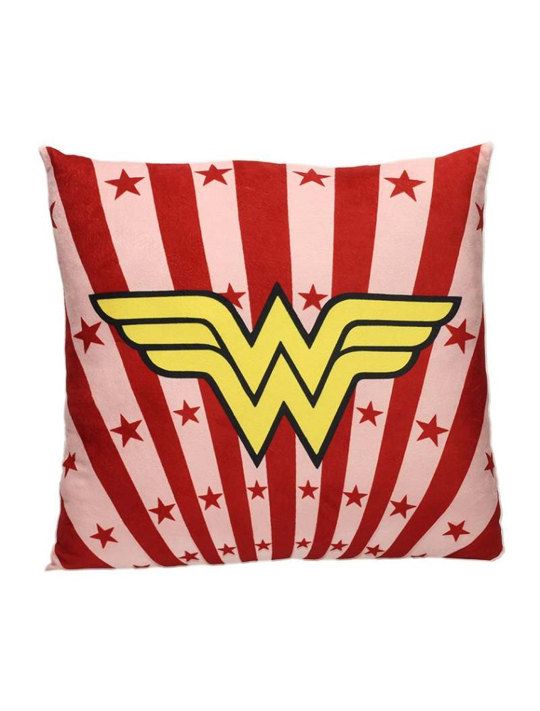 WONDER WOMAN SYMBOL SQUARE CUSHION