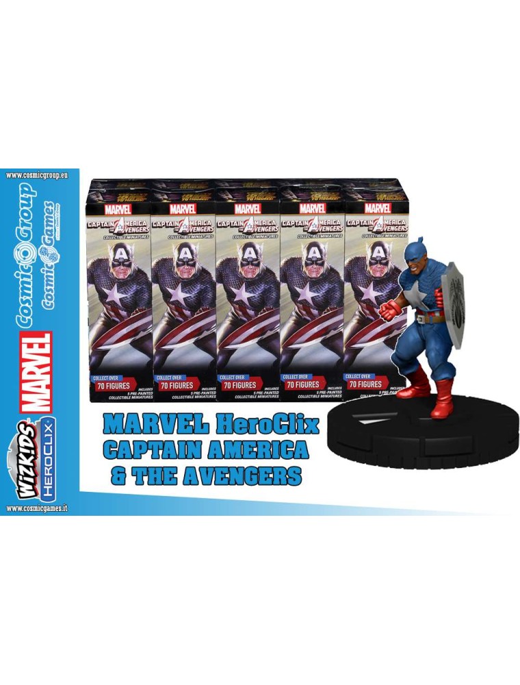 MHC CAP.AMERICA & AVENGERS BOOSTER BRICK