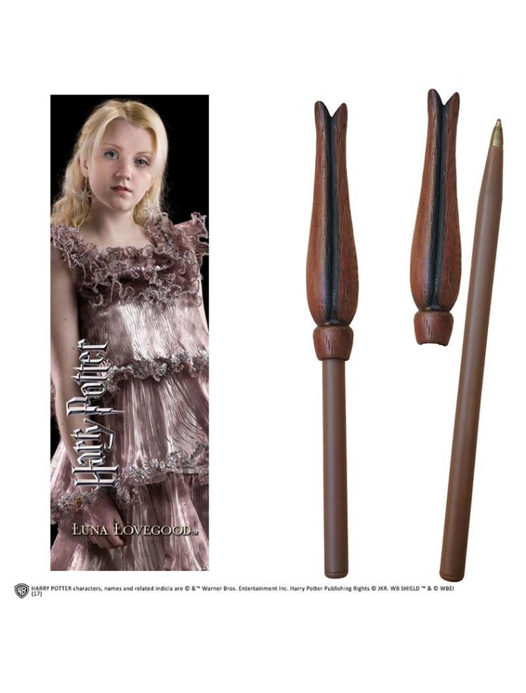 HP LUNA LOVEGOOD WAND PEN AND BOOKMARK