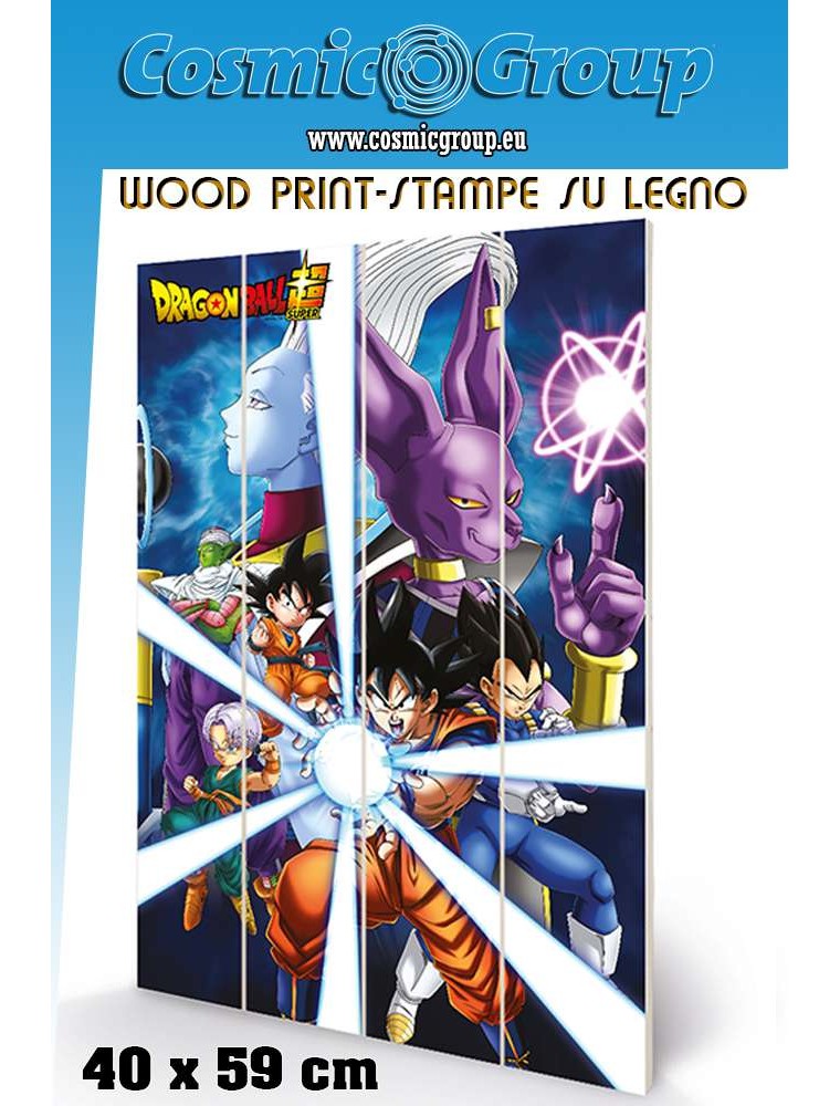 DRAGON BALL GOD DESTRUCTION WOOD PRINT