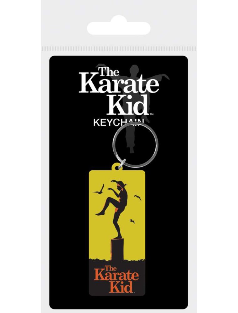 KARATE KID SUNSET RUBBER KEYCHAIN