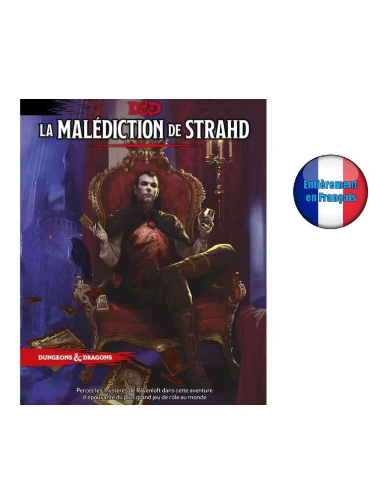 FR D&D CURSE OF STRAHD Hard Cover