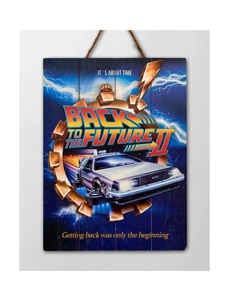 BTTF WOOD POSTER 2