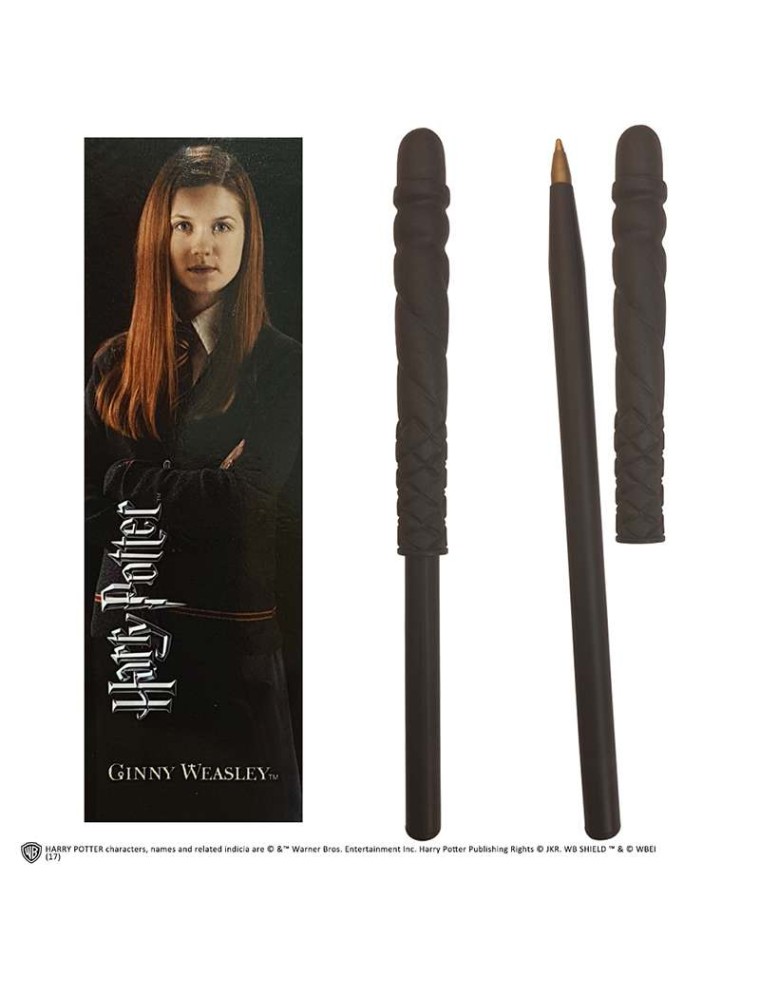 HP GINNY WAND PEN AND BOOKMARK