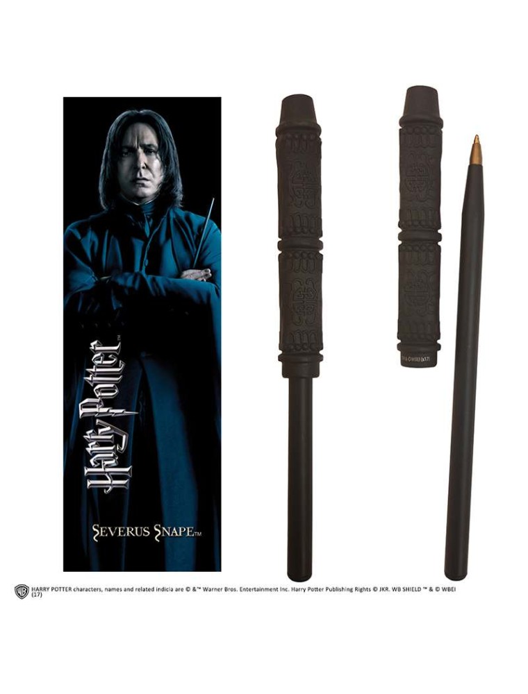 HP SEVERUS SNAPE WAND PEN AND BOOKMARK