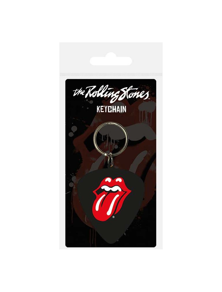 THE ROLLING STONES PLECTRUM RUB.KEYCHAIN