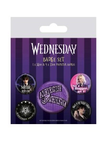 WEDNESDAY (NEVERMORE) BADGE...