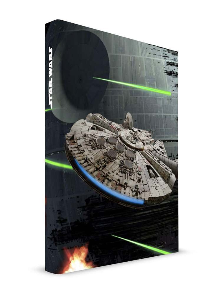 SW MILLENIUM FALCON NOTEBOOK LIGHT/SOUND