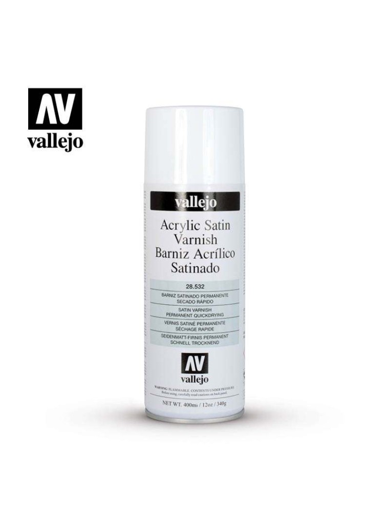 VALLEJO SATIN VARNISH SPRAY 28532