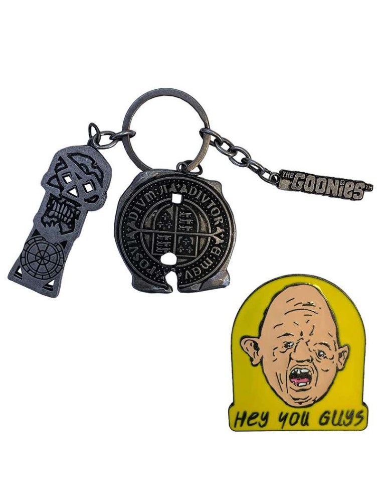 THE GOONIES CHS KEYCHAIN+PIN SET