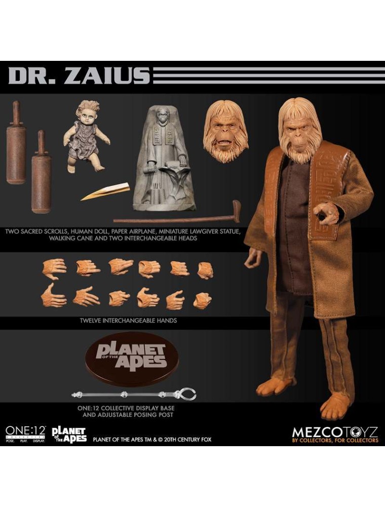 ONE 12 COLL PLANET APES DR ZAIUS 1968