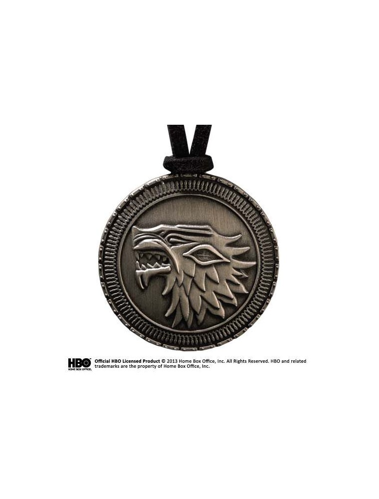 GAME OF THRONES STARK SHIELD PENDANT