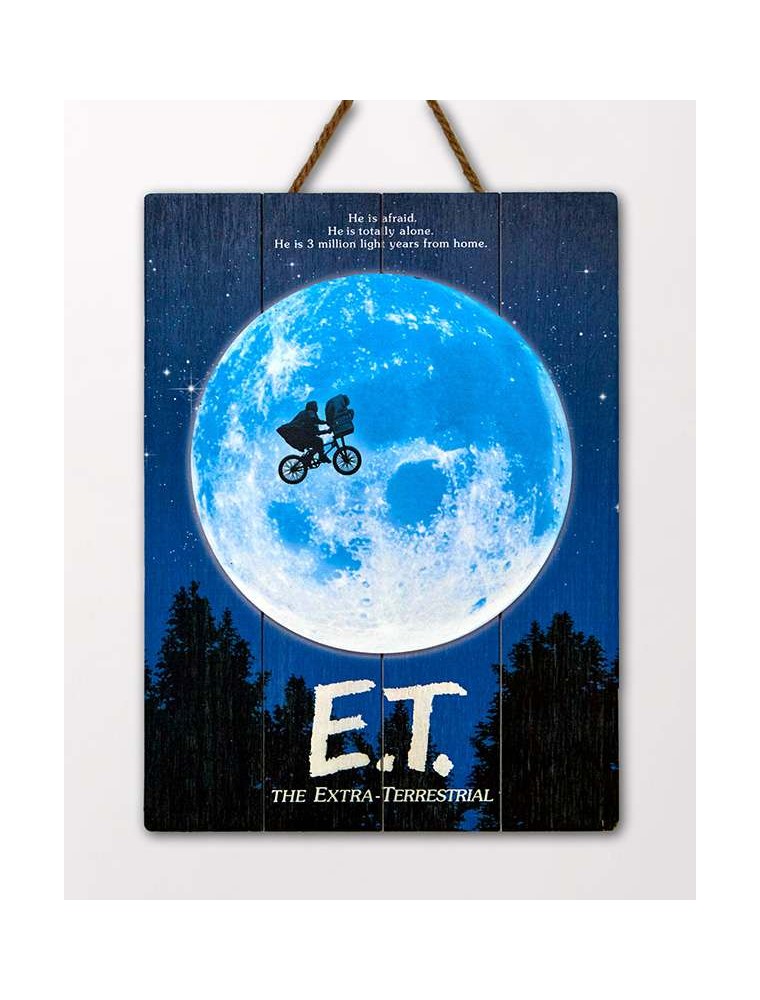 ET WOODEN POSTER