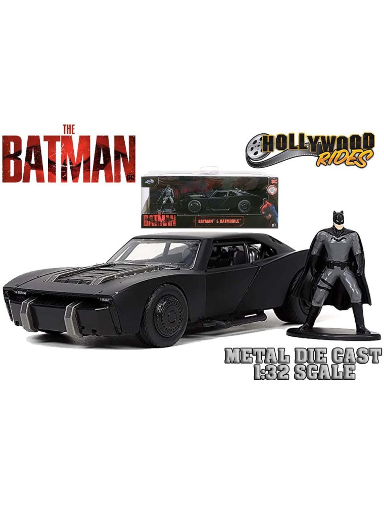 THE BATMAN 2022 BATMOBILE+FIGURE 1:32