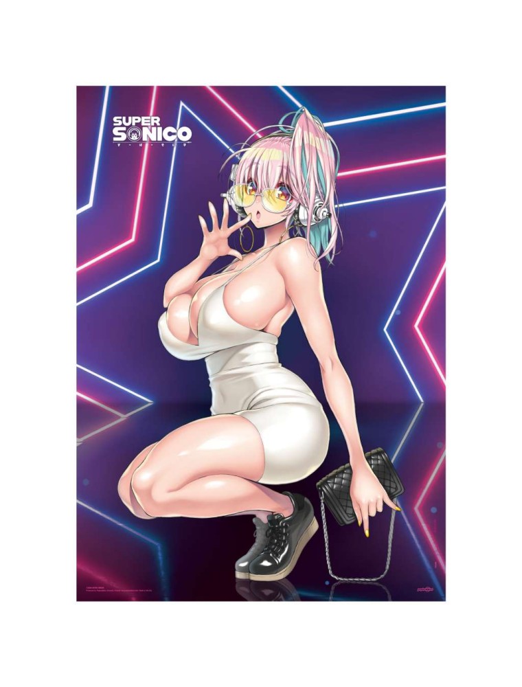  SUPER SONICO SUPER STAR FABRIC POSTER