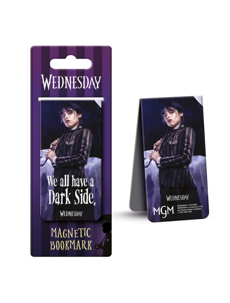 WEDNESDAY DARK SIDE MAGNETIC BOOKMARK