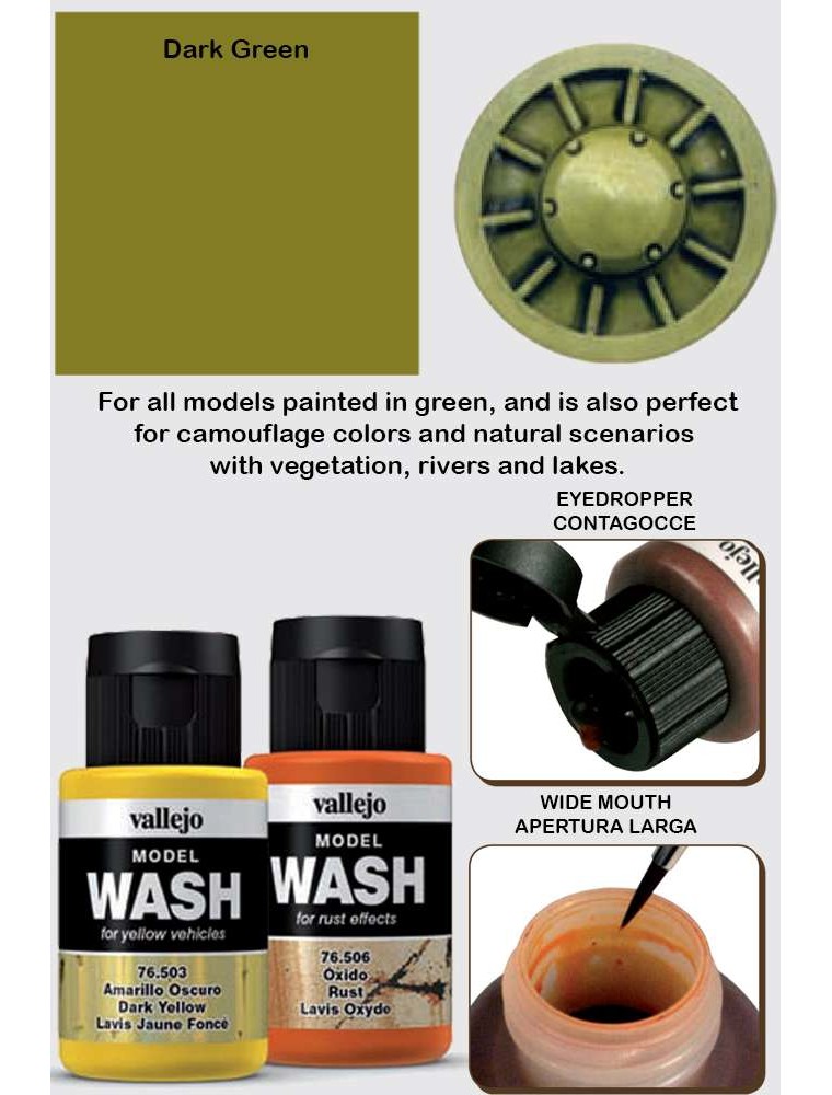 MODEL WASH 76512 DARK GREEN