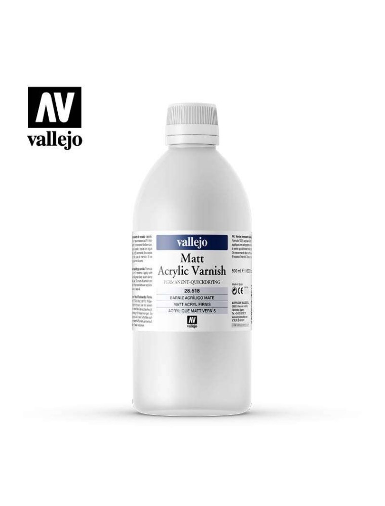 AUXILIARY MAT VARNISH 500ML 28518