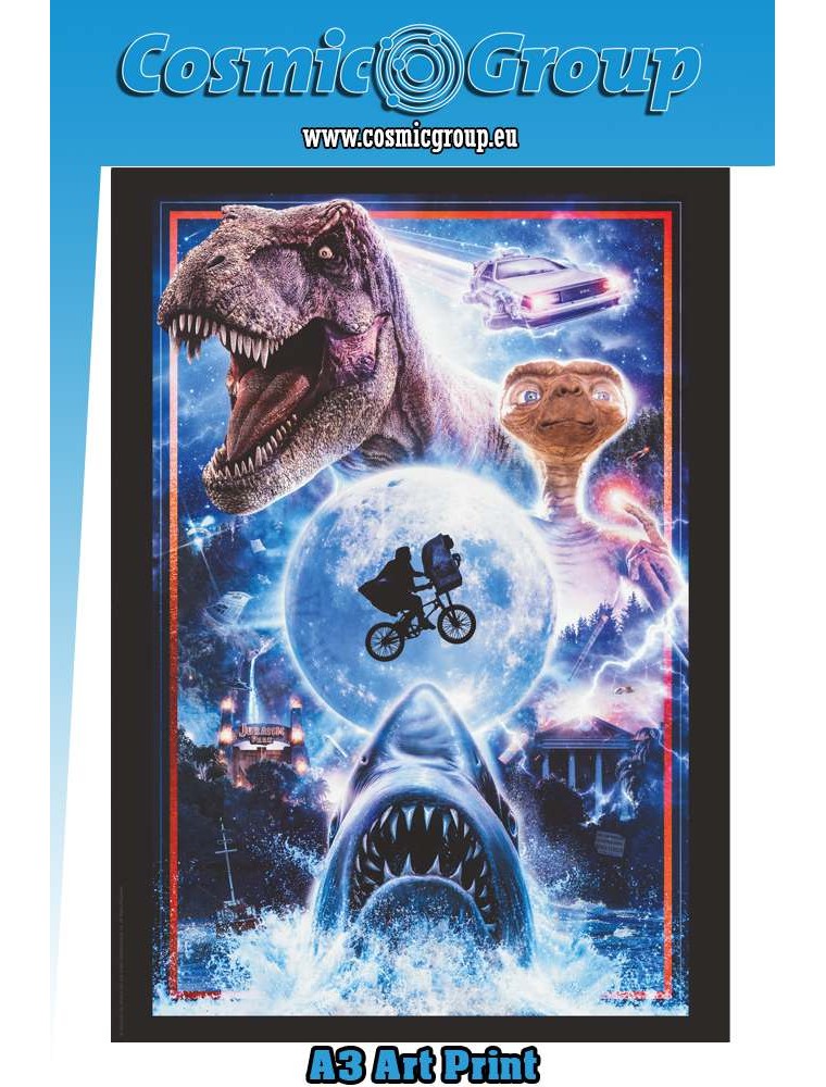 SPIELBERG OFFICIAL ART PRINT A3 SIZE