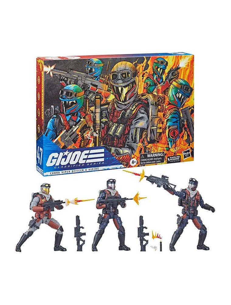 G.I. JOE COBRA VIPER OFFICER & VIPERS AF