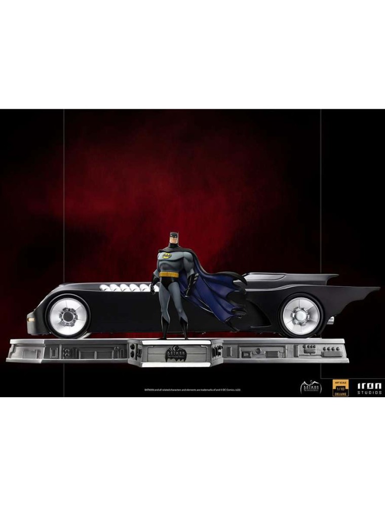 BATMAN TAS BATMAN + BATMOBILE 1/10STATUE