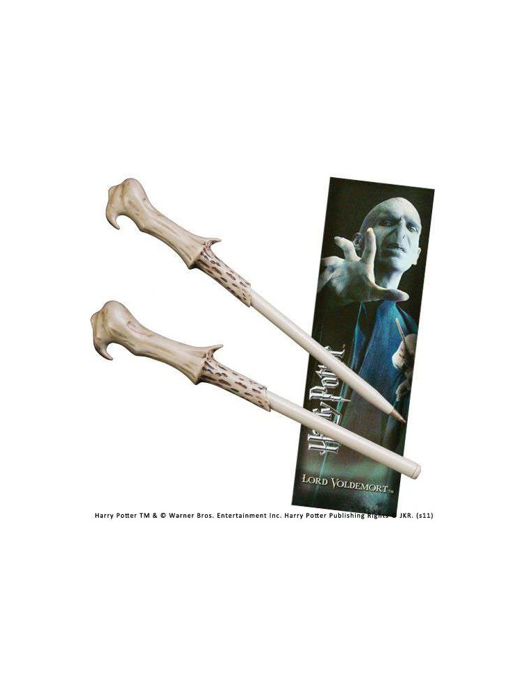 HP VOLDEMORT WAND PEN AND BOOKMARK