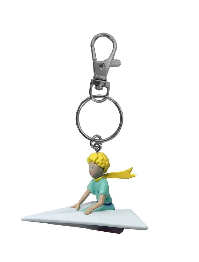 LITTLE PRINCE ON THE PAPER PLANE KEYRING