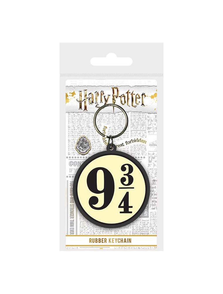 HARRY POTTER 9 3/4 RUBBER KEYCHAIN