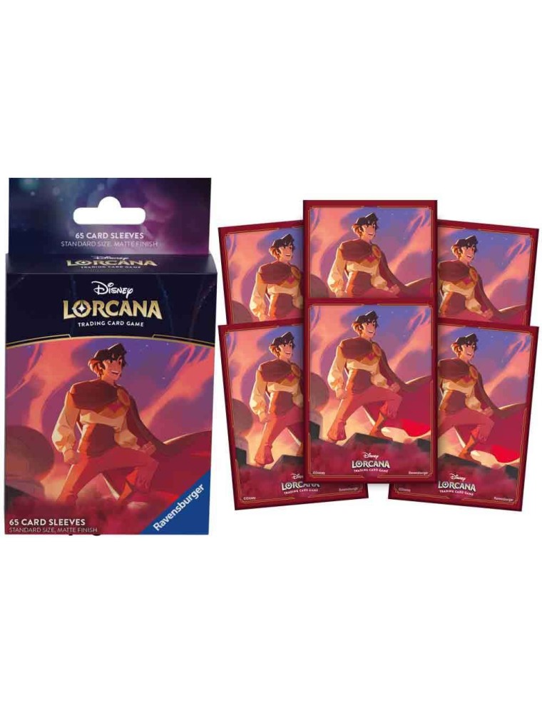 LORCANA CARD SLEEVES ALADDIN