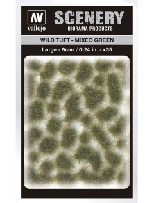 TUFT WILD SC416 MIXED GREEN...