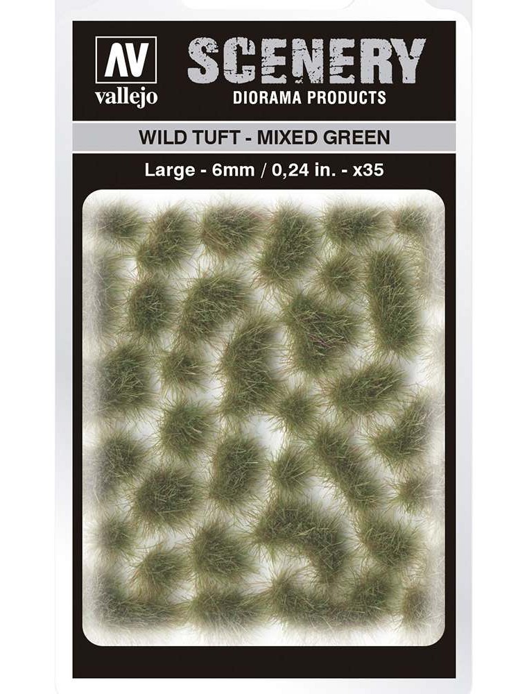 TUFT WILD SC416 MIXED GREEN LARGE