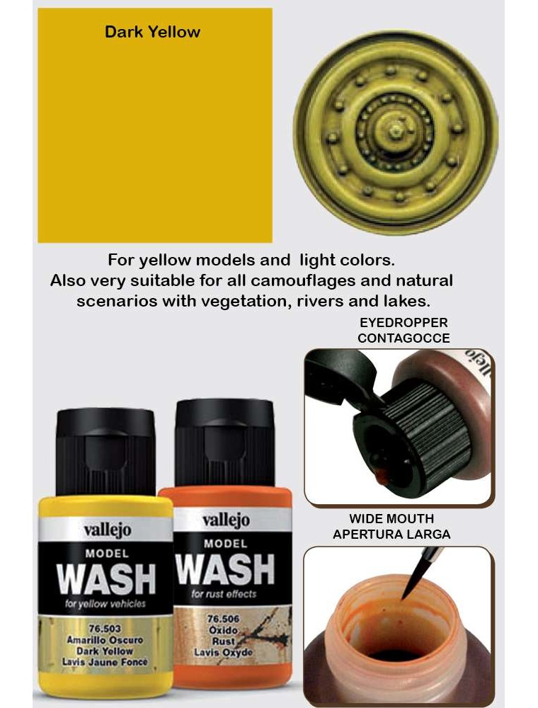 MODEL WASH 76503 DARK YELLOW