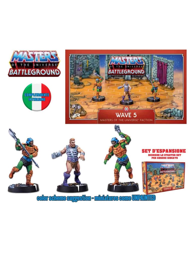 MOTU-BATTLEG.W5 MASTERS OT UNIVERSE ITA