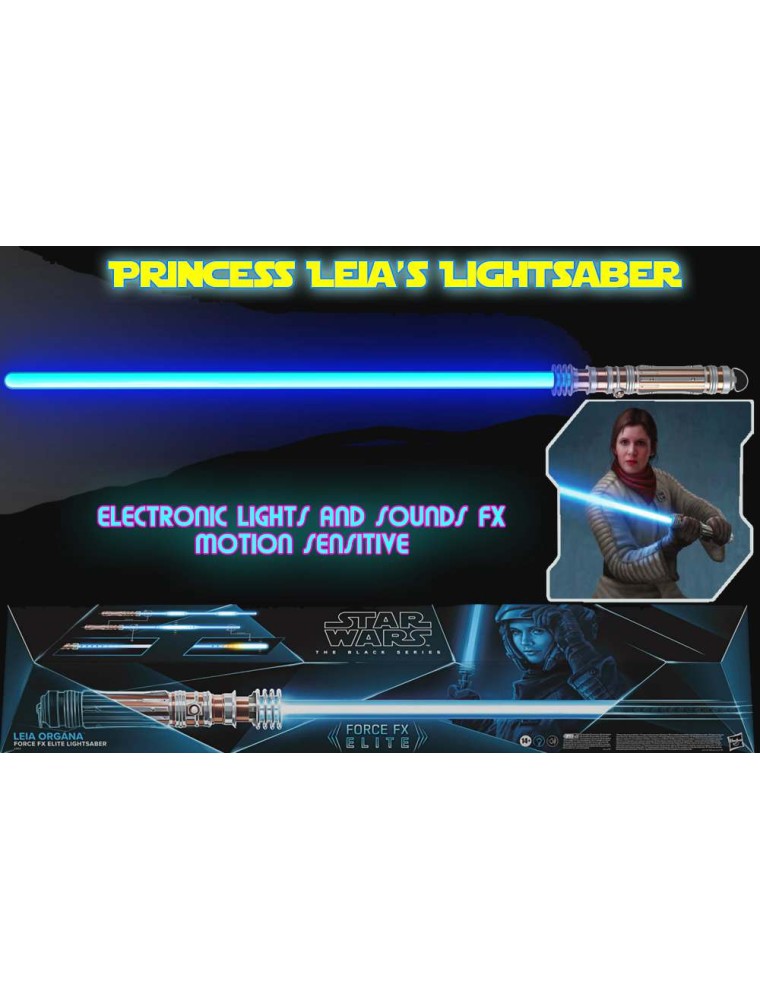 SW BL LEIA ORGANA LIGHTSABER REPLICA