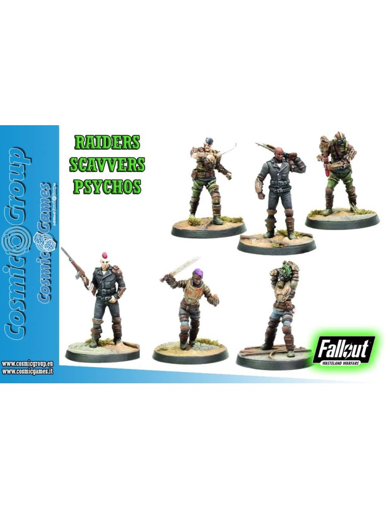 FALLOUT WW  RAIDERS PSYCHOS & SCAVVERS