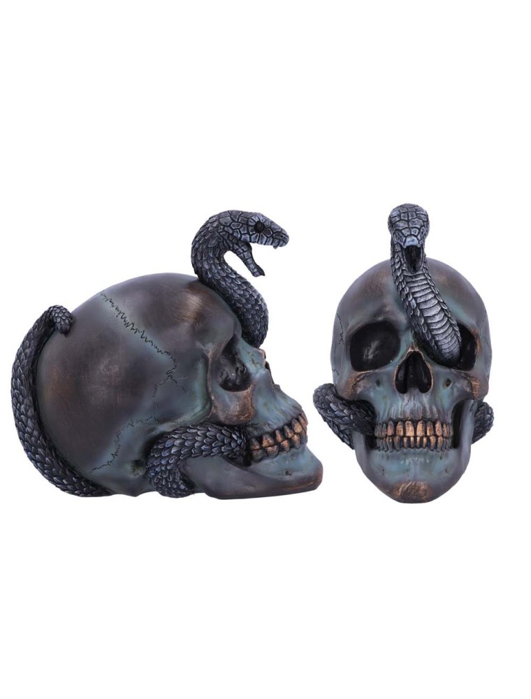 SERPENTINE FATE GOTHIC SNAKE SKULL