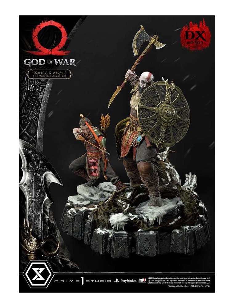 GOD OF WAR KRATOS & ATREUS VALKYRIE DLX