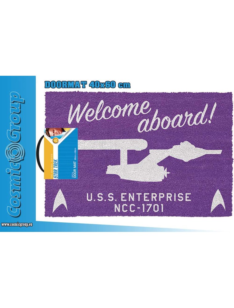 STAR TREK WELCOME ABOARD DOORMAT