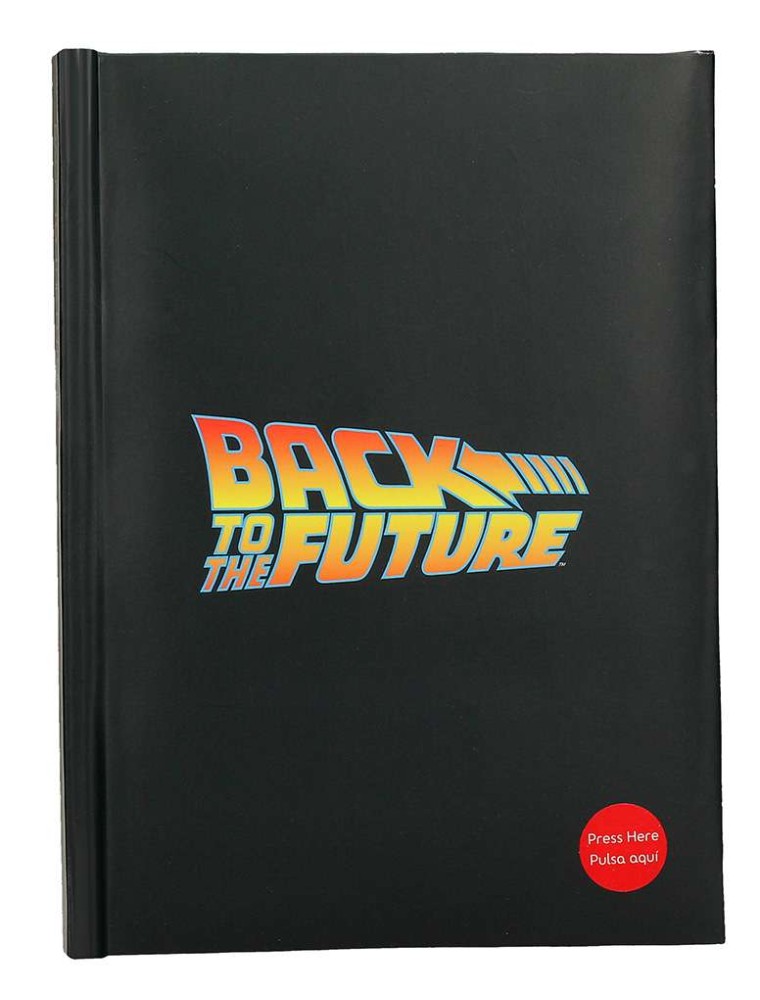 BTTF LOGO LIGHT UP NOTEBOOK