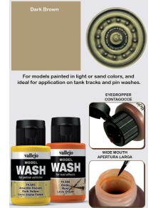 MODEL WASH 76514 DARK BROWN