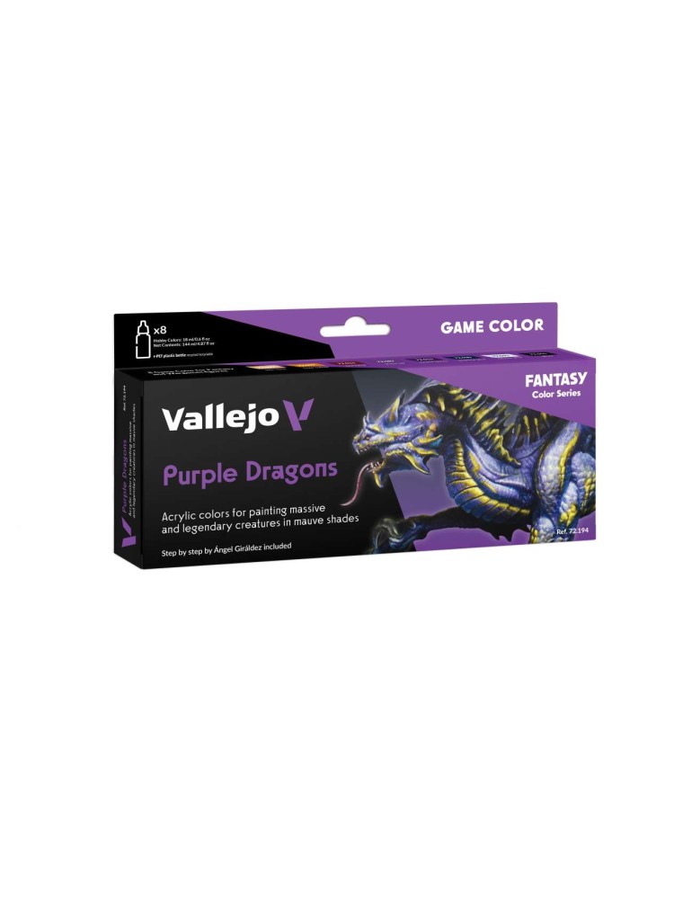 GAME COLOR SET 72194 PURPLE DRAGONS