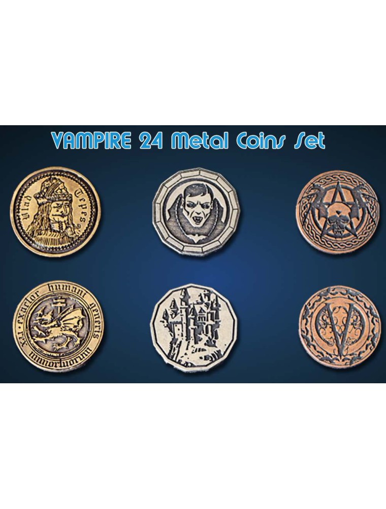 VAMPIRE METAL COINS SET (24)