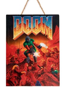 DOOM CLASSIC WOODEN POSTER