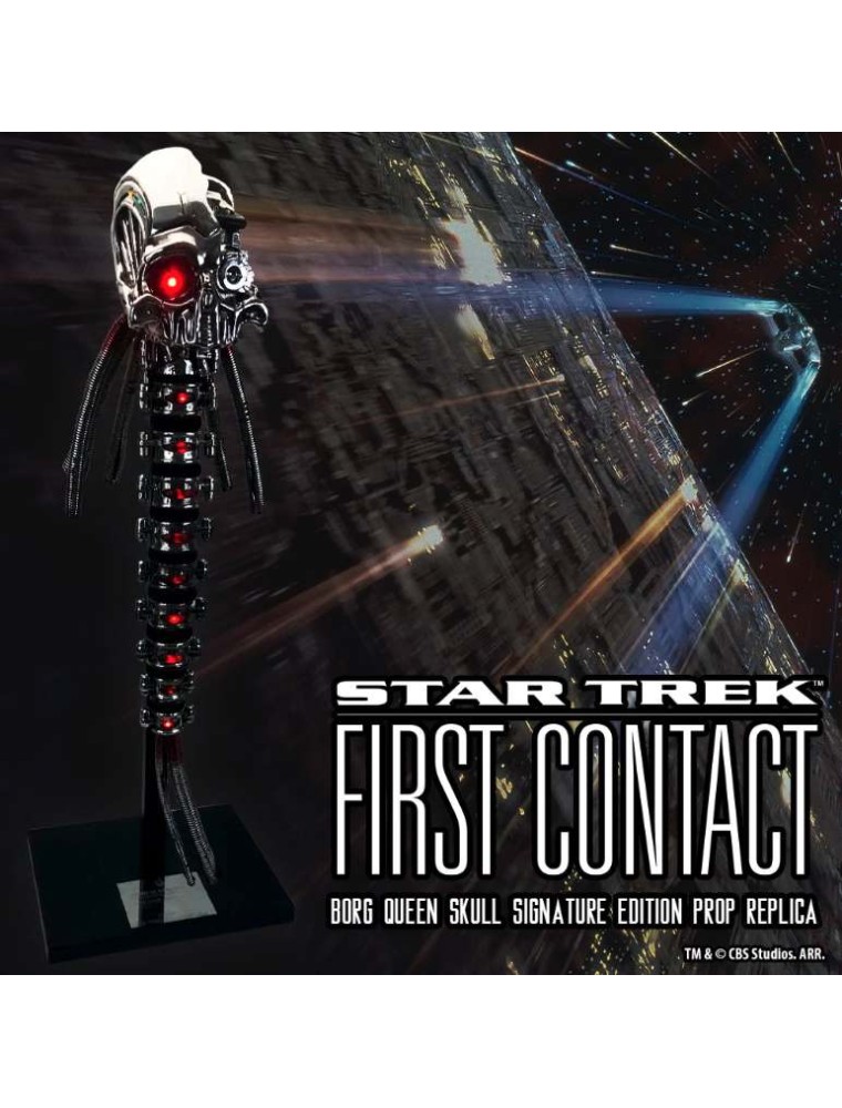 STAR TREK FC BORG QUEEN SKULL LTD PROP