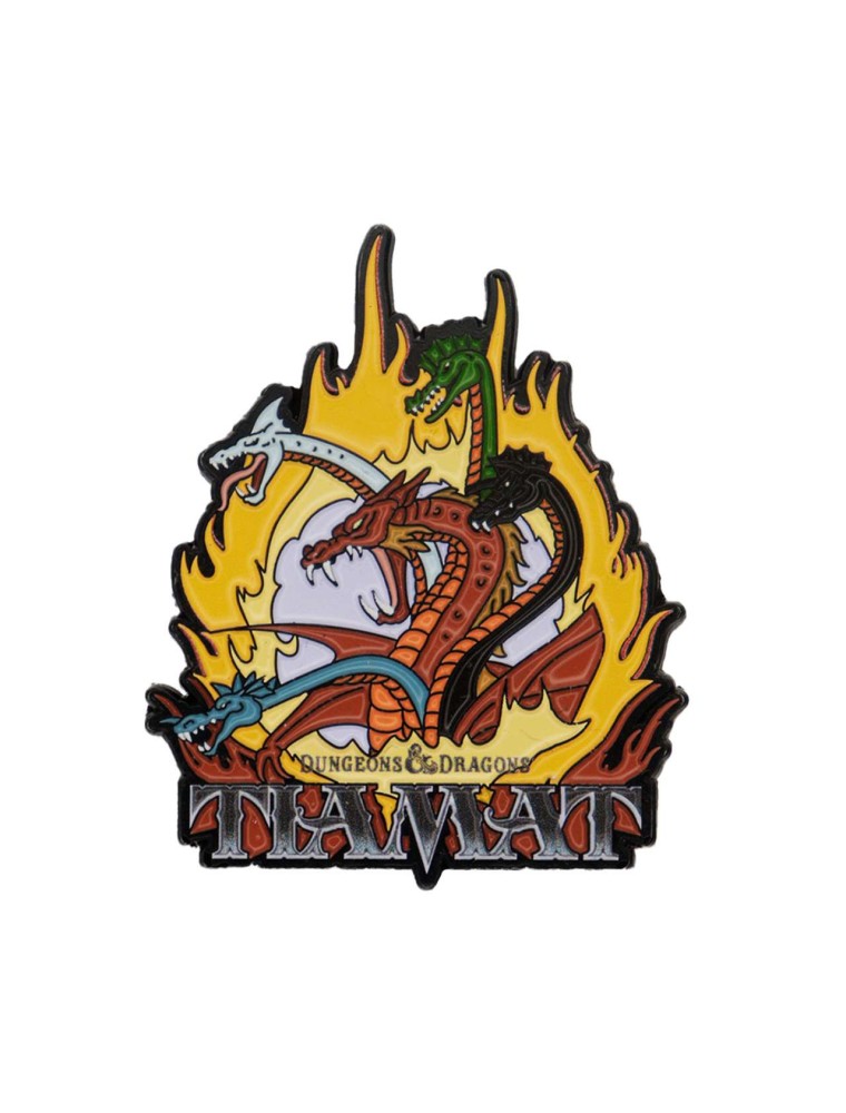 D&D CARTOON-40TH ANN.TIAMAT PIN BADGE