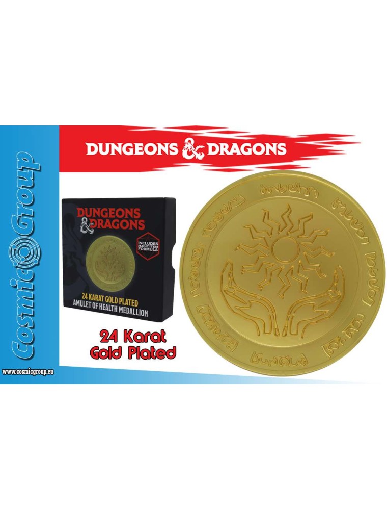 DUNGEONS&DRAGONS 24K GOLD PLAT.MEDALLION