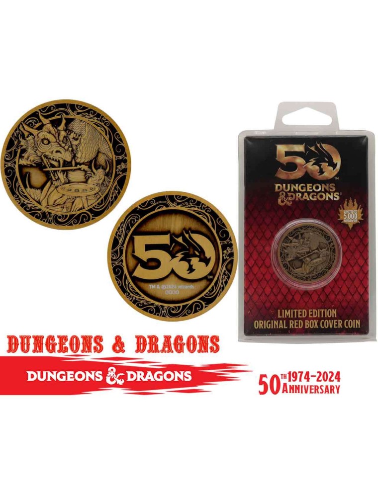 D&D 50TH ANNIVERSARY GOLD COIN