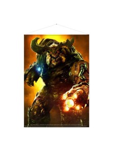 DOOM CYBER DEMON WALLSCROLL