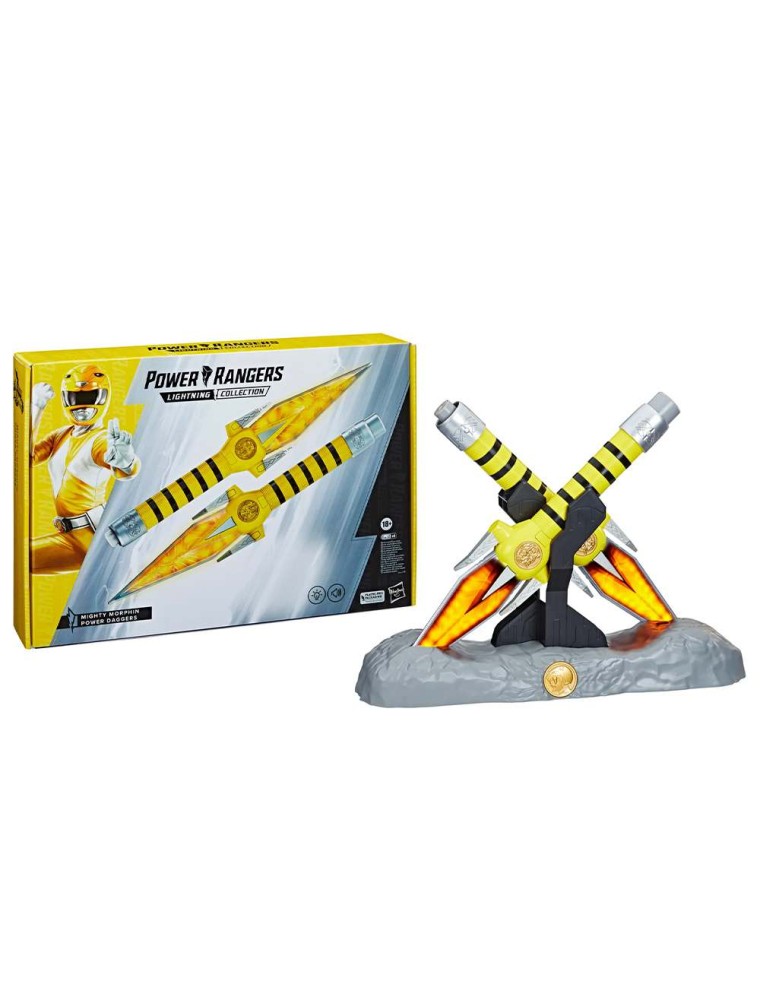 POWER RANGERS YELLOW RAN. POWER DAGGERS