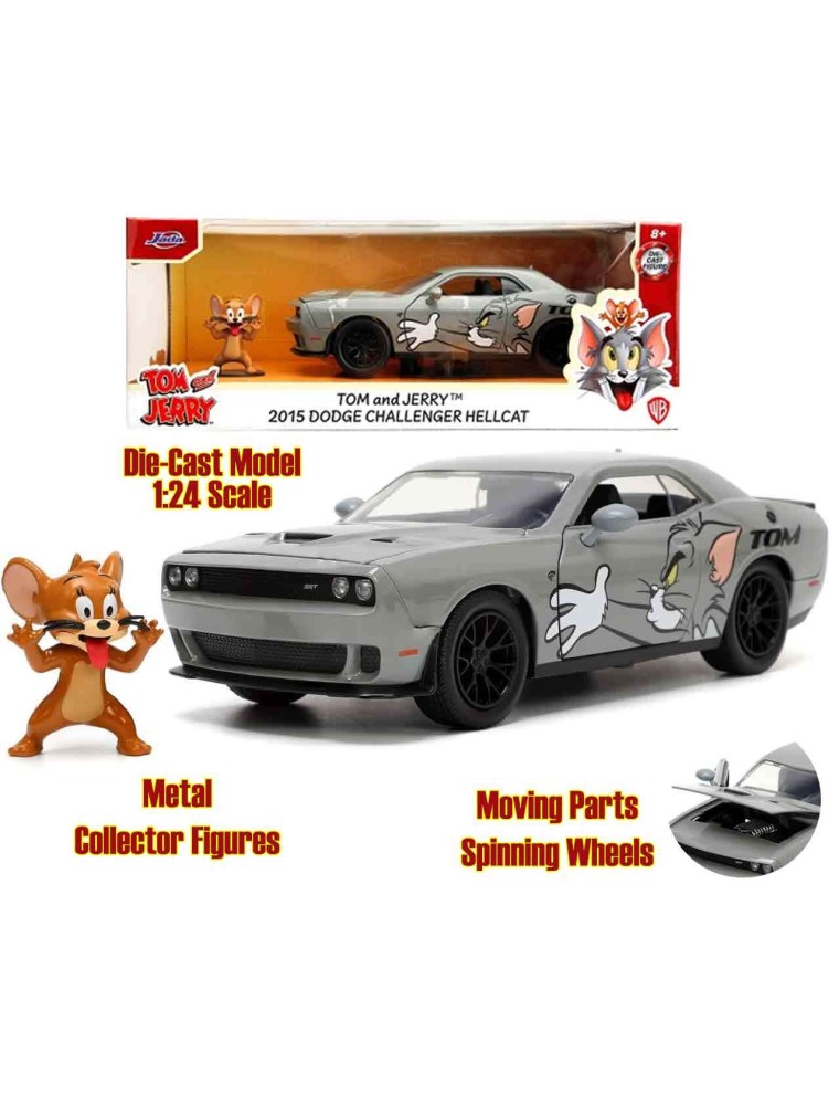 TOM & JERRY DODGE CHALLENG.DIECAST 1:24